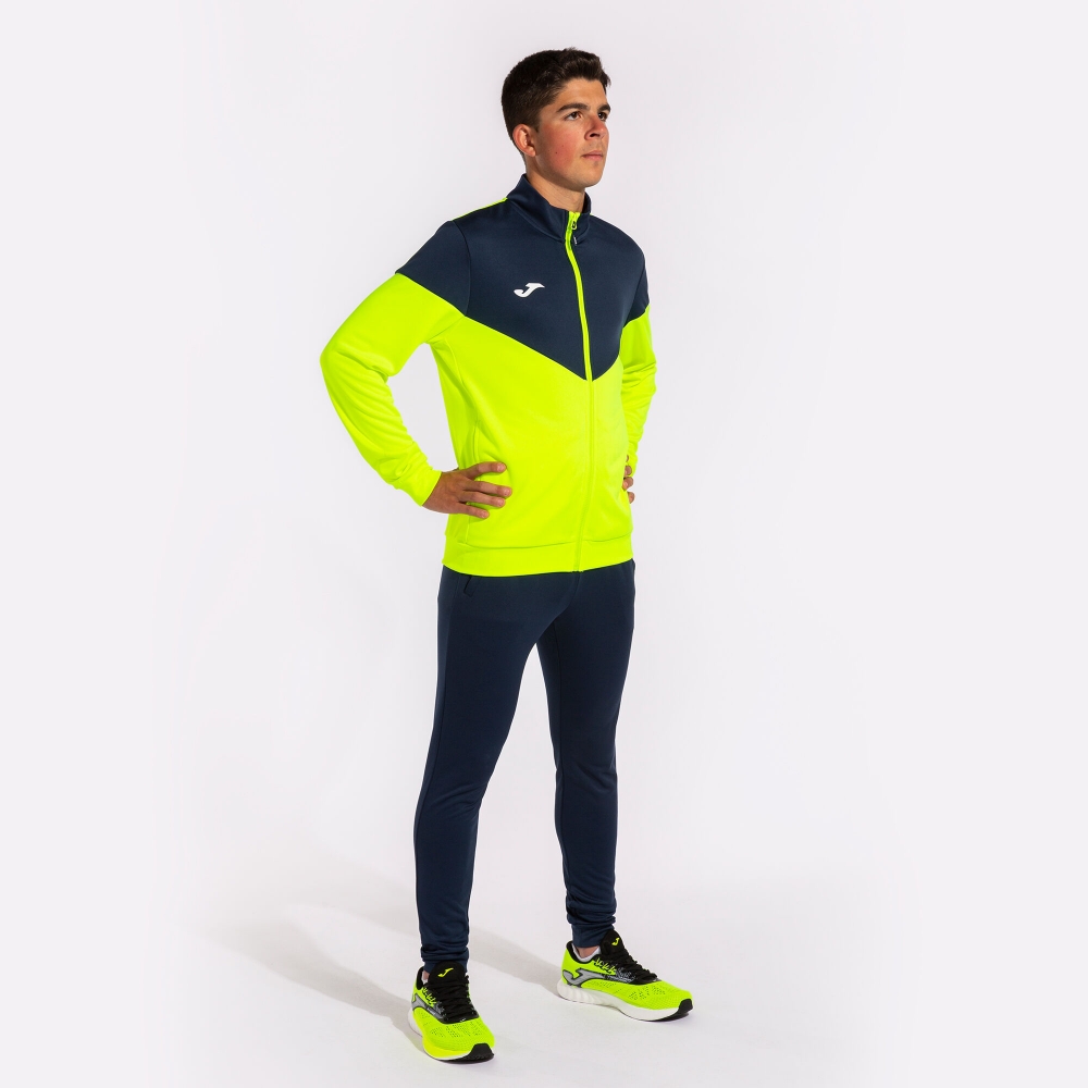 Oxford Tracksuit Fluor Yellow Navy