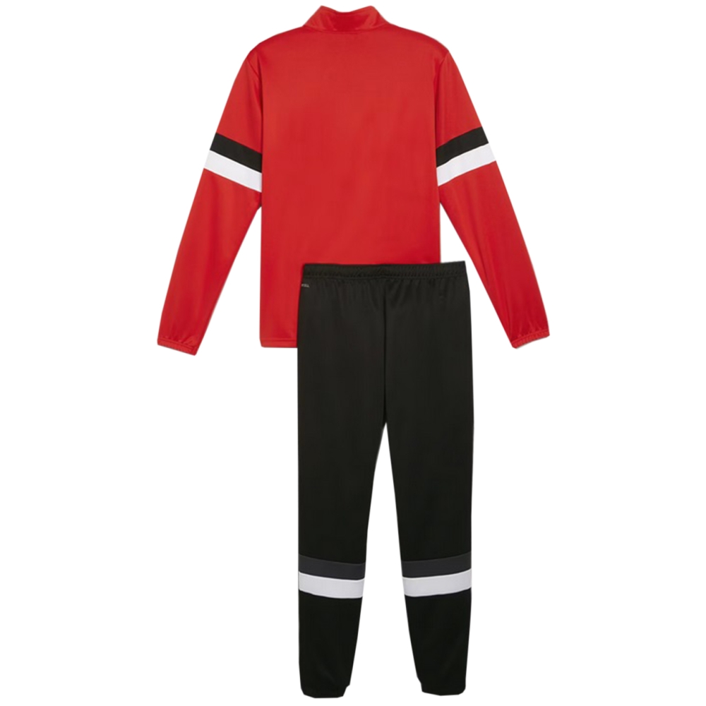 Puma Team Rise men's tracksuit red-black 658653 01