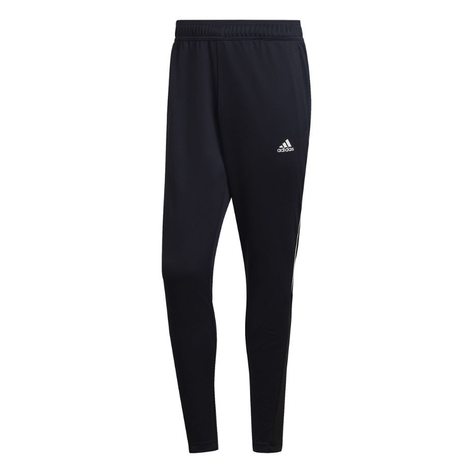 Men's adidas Ribbed Aeroready tracksuit navy blue HI5398