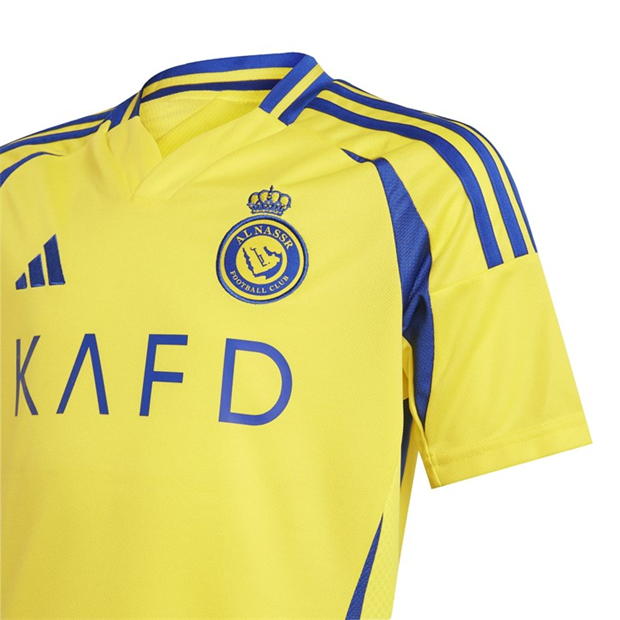 adidas Al Nassr Ronaldo Home Shirt 2024 2025 Juniors