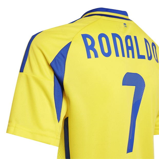 adidas Al Nassr Ronaldo Home Shirt 2024 2025 Juniors