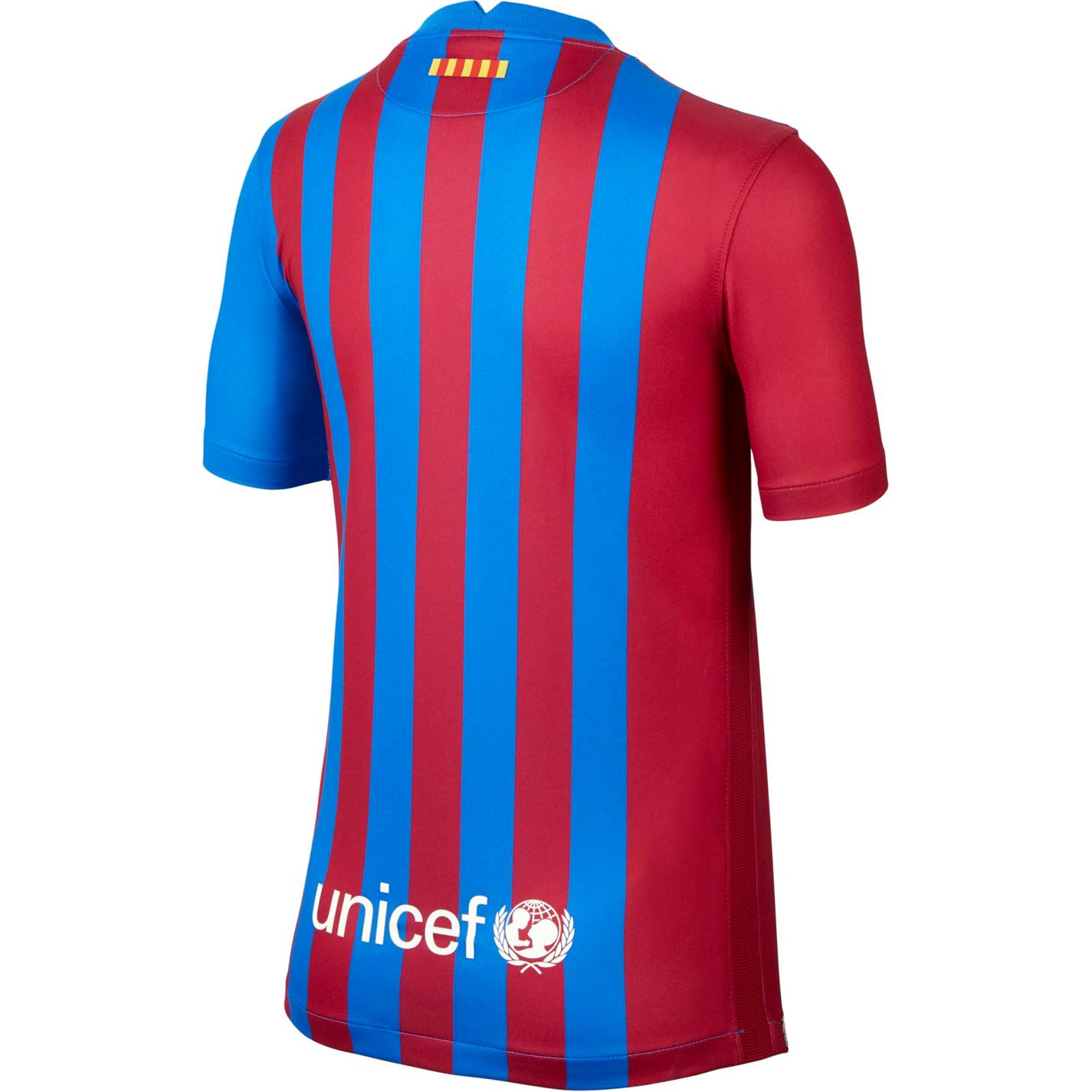 Nike Barcelona Home Shirt 2021 2022 Junior