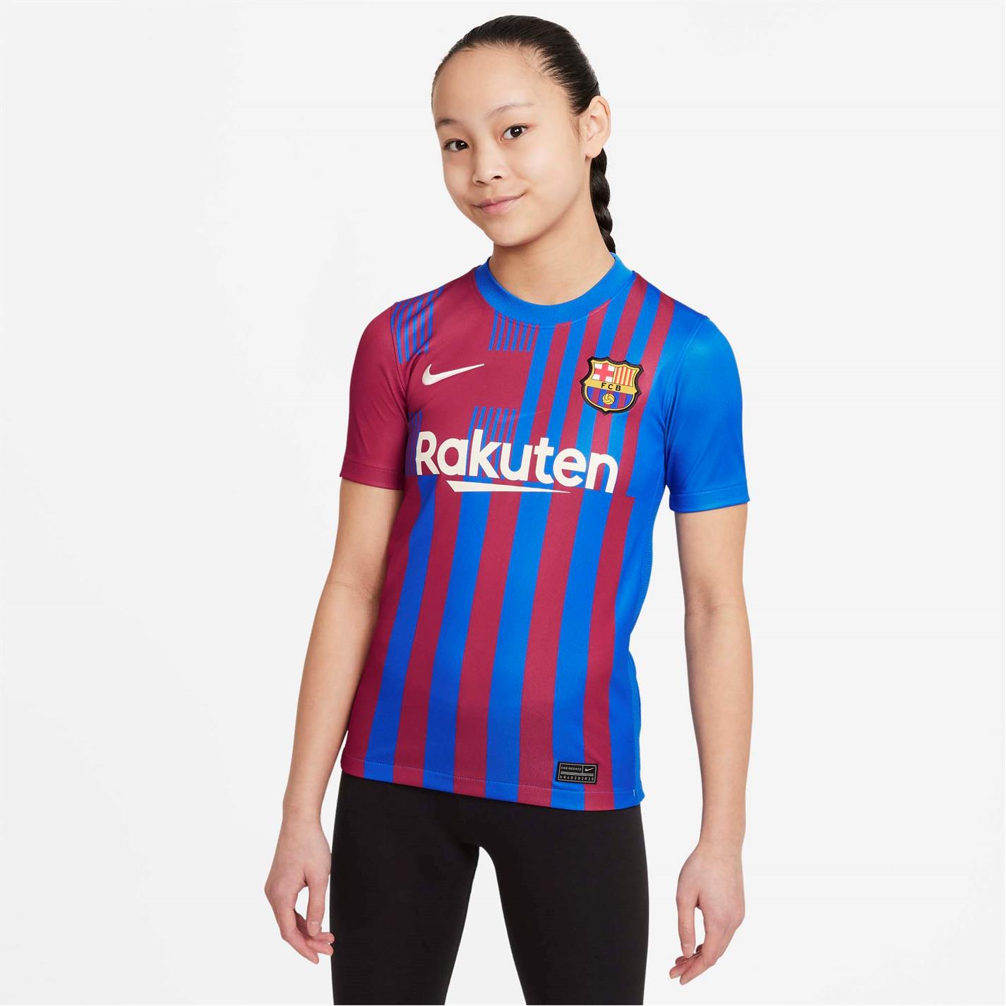 Nike Barcelona Home Shirt 2021 2022 Junior