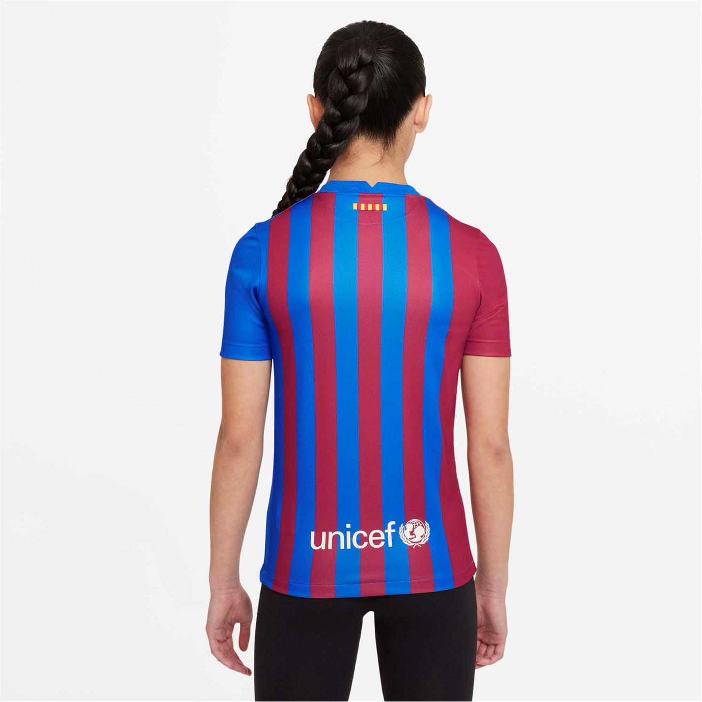 Nike Barcelona Home Shirt 2021 2022 Junior