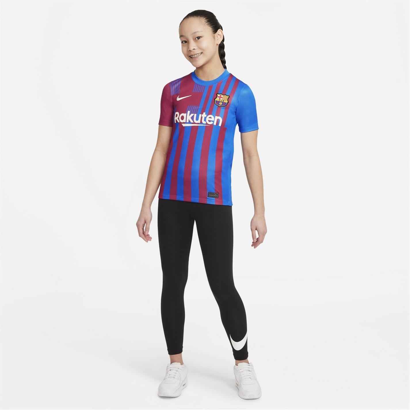 Nike Barcelona Home Shirt 2021 2022 Junior