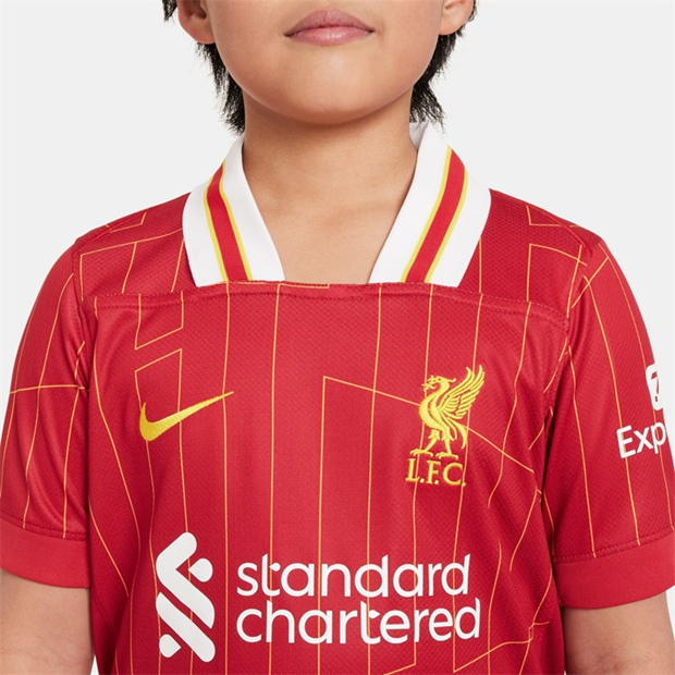 Nike Liverpool Home Shirt 2024 2025 Juniors