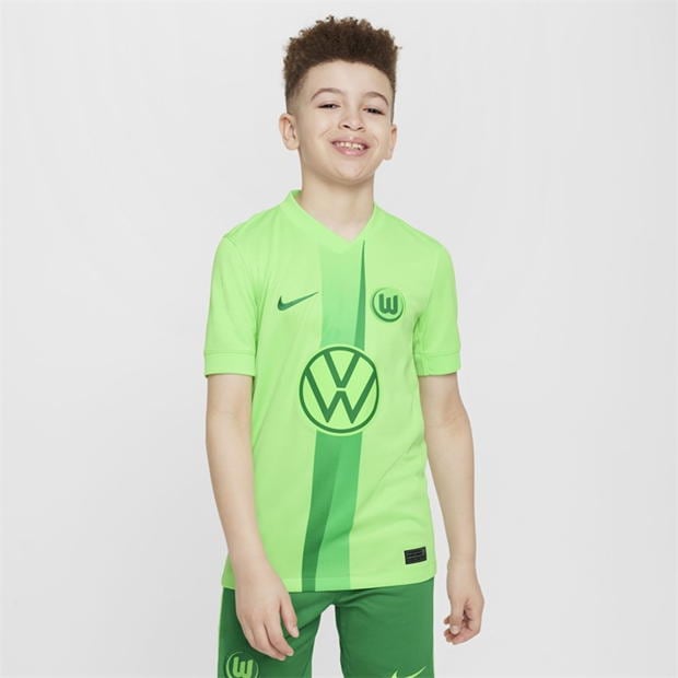 Nike Wolfsburg Home Shirt 2024 2025 Juniors