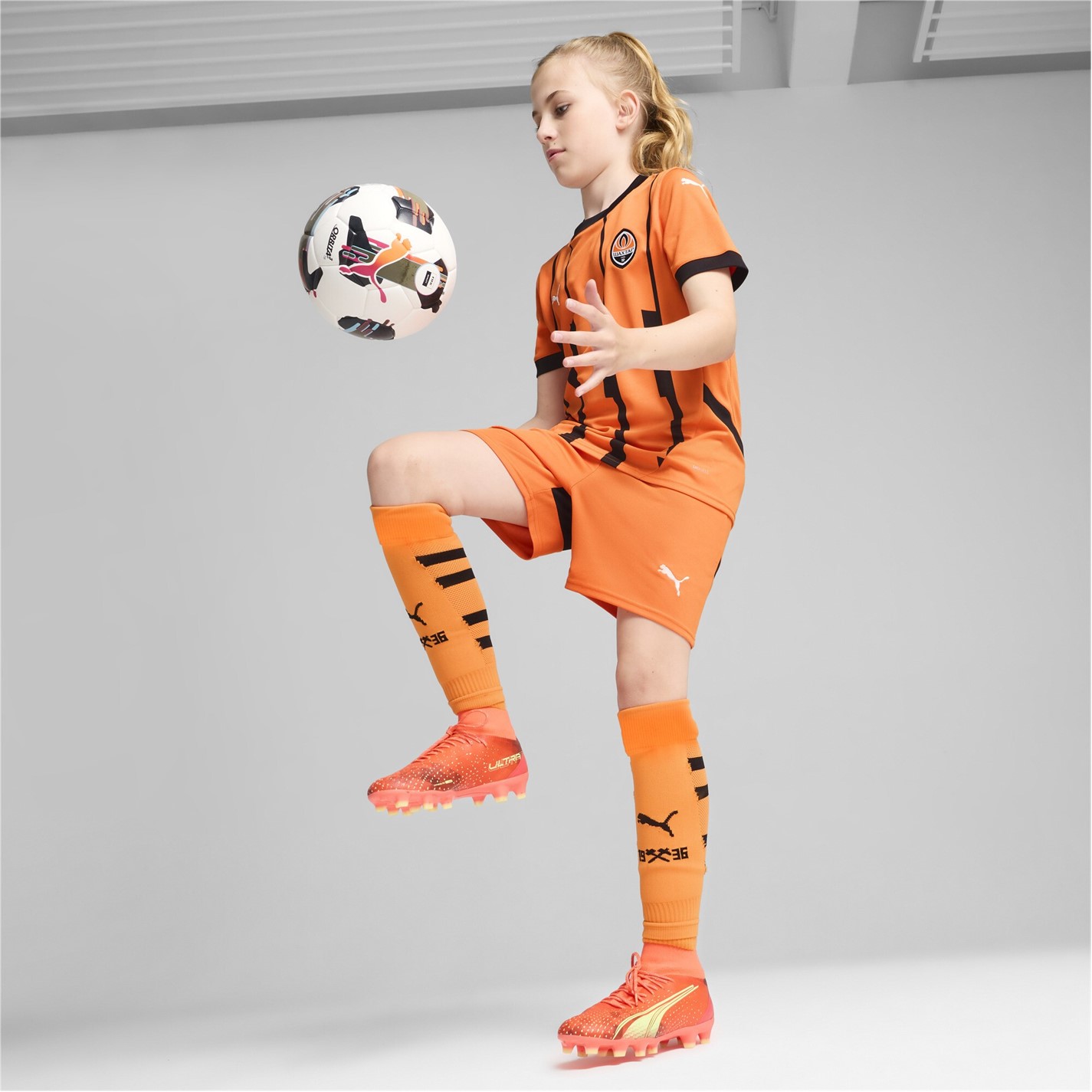 Puma FC Shakhtar Donetsk Home Shirt 2024 2025 Juniors