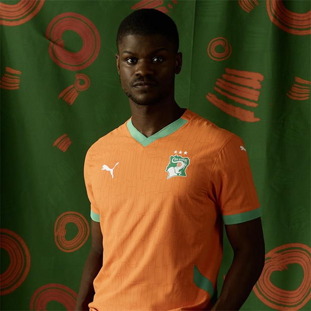 Puma Ivory Coast Home Shirt 2025 Adults