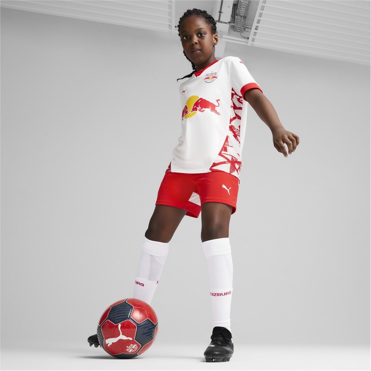 Puma Red Bull Salzburg Home Shirt 2024 2025 Juniors