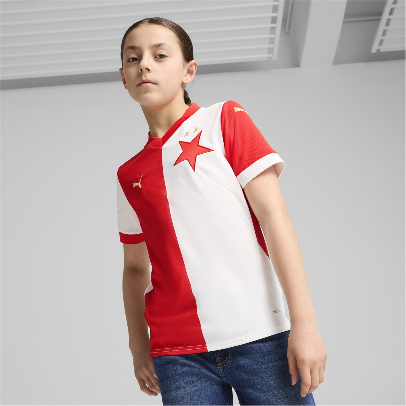 Puma Slavia Prague Home Shirt 2024 2025 Juniors