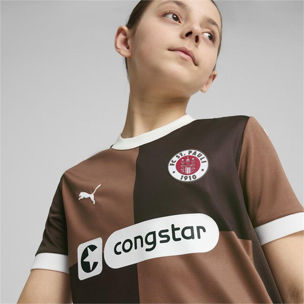 Puma St Pauli Home Shirt 2024 2025 Juniors