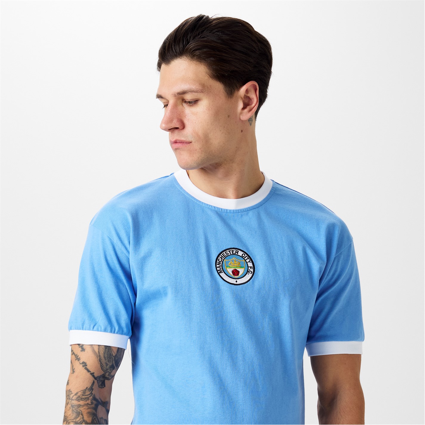 Score Draw Manchester City 1972 Home Shirt Mens