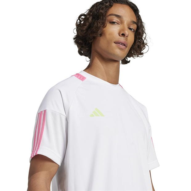 adidas Classic 3 Stripe Sereno T Shirt Mens