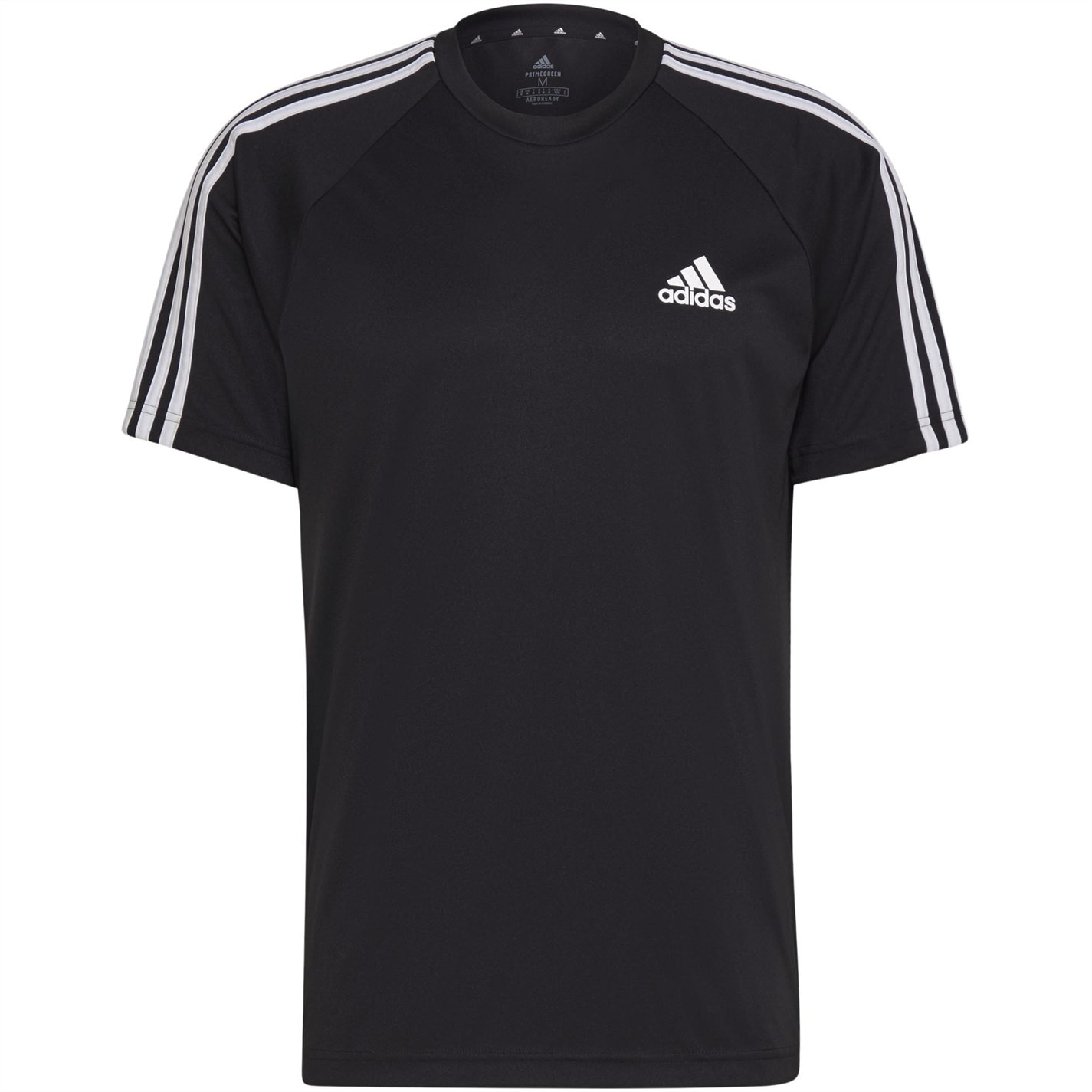 adidas Classic 3 Stripe Sereno T Shirt Mens