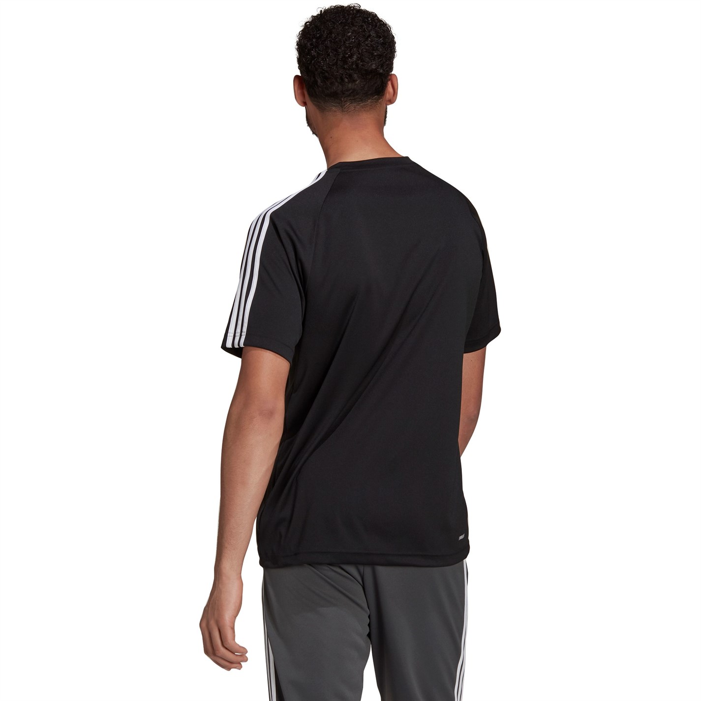 adidas Classic 3 Stripe Sereno T Shirt Mens