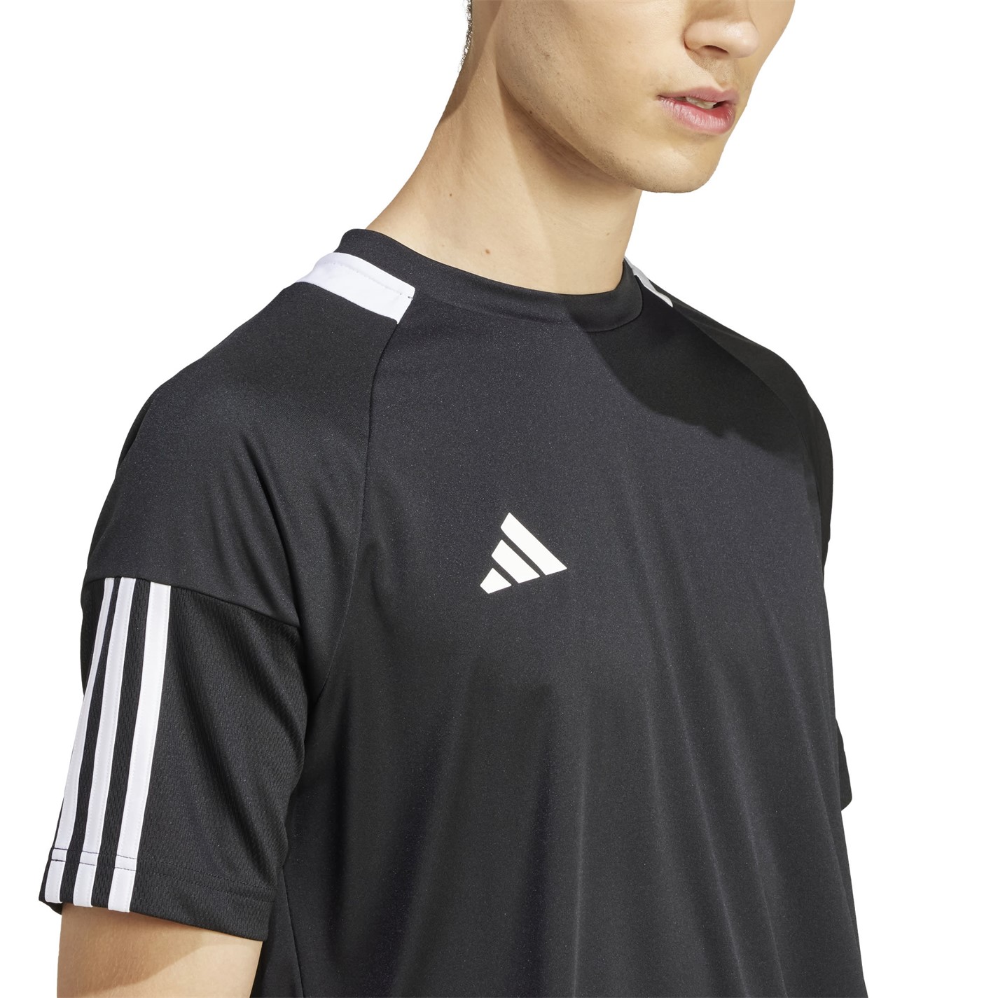 adidas Classic 3 Stripe Sereno T Shirt Mens