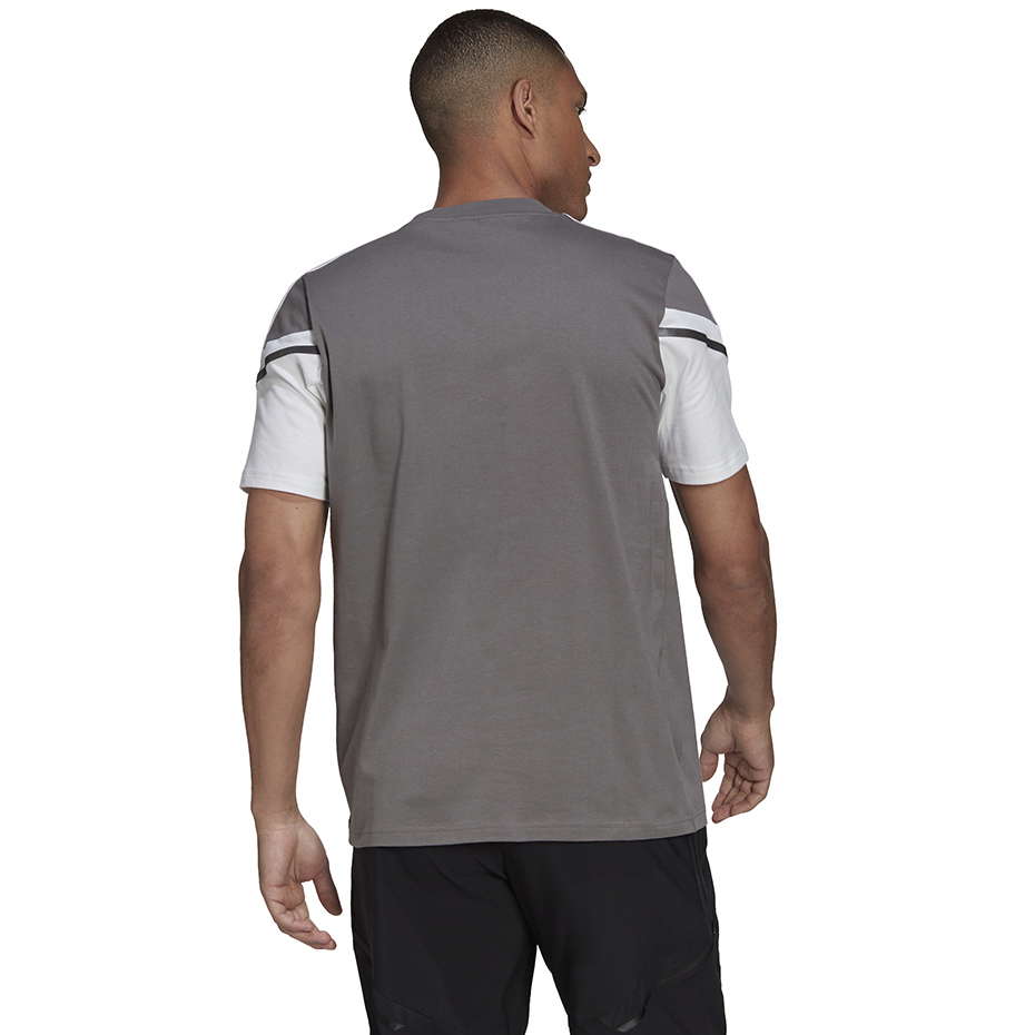 adidas Condivo 22 Tee men's T-shirt, gray and white HD2316