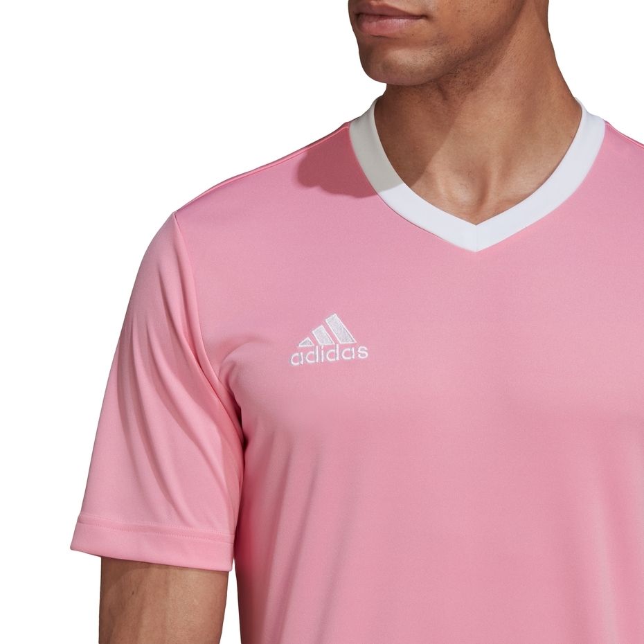 Koszulka męska adidas Entrada 22 Jersey różowa HC5072