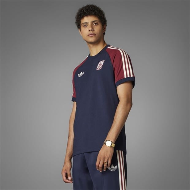 adidas Originals Arsenal Adicolor Classics 3-Stripes T-Shirt Adults