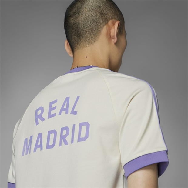 adidas Originals Real Madrid Adicolor Classics 3-Stripes T-Shirt Adults