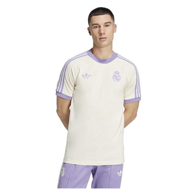 adidas Originals Real Madrid Adicolor Classics 3-Stripes T-Shirt Adults