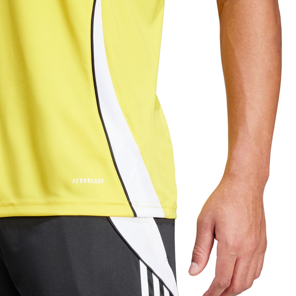 adidas Tiro 24 men's T-shirt Jersey yellow IS1015