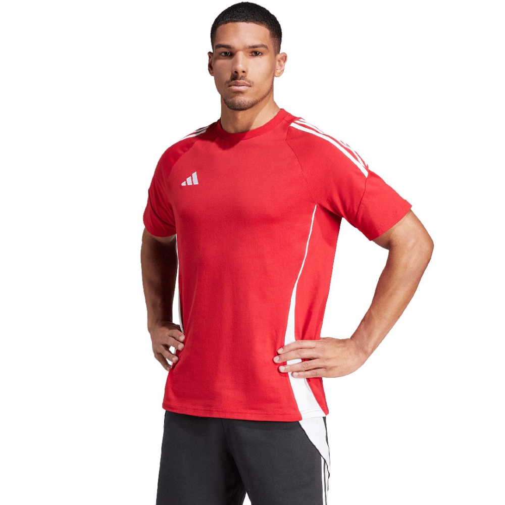 Adidas Tiro 24 Sweat men's T-shirt red IR9349