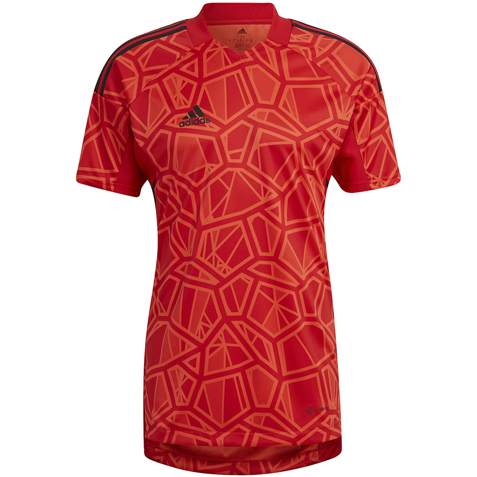 Men's Condivo T-shirt 22 Goalkeeper Jersey Short Sleeve red H21238