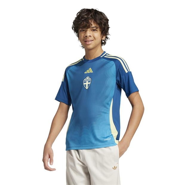 adidas Replica Sweden Away Shirt Juniors