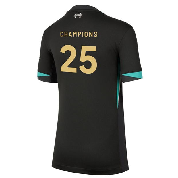 Nike Liverpool Champions Away Shirt 2024 2025 Juniors