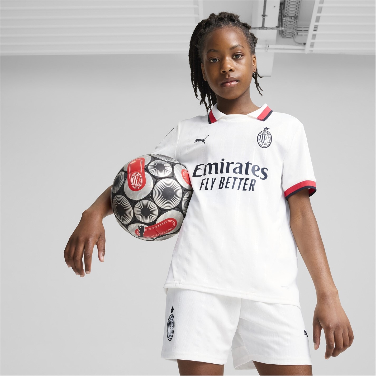 Puma AC Milan Away Shirt 2024 2025 Juniors