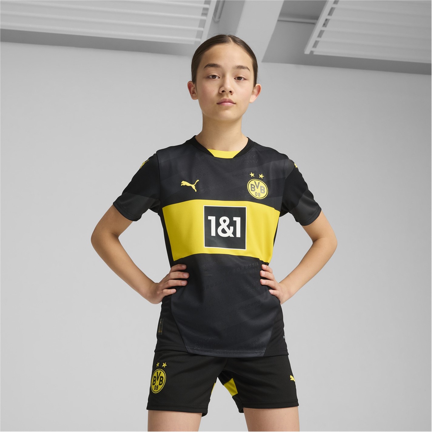 Puma Borussia Dortmund Away Shirt 2024 2025 Juniors