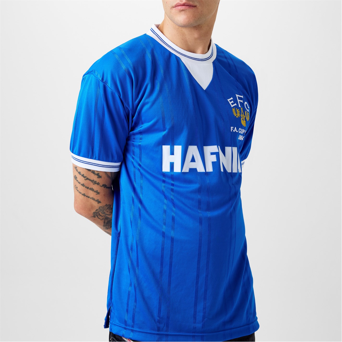 Score Draw Everton FC 1984 Home Jersey Mens