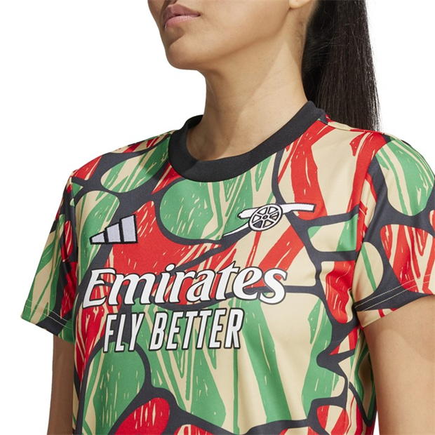 adidas Arsenal Away Pre Match Shirt 2024 2025 Womens