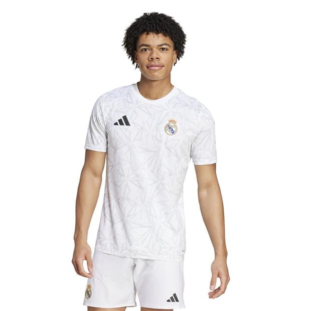 adidas Real Madrid Pre Match Shirt 2024 2025 Adults