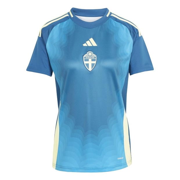 adidas Sweden Away Football Shirt Womens