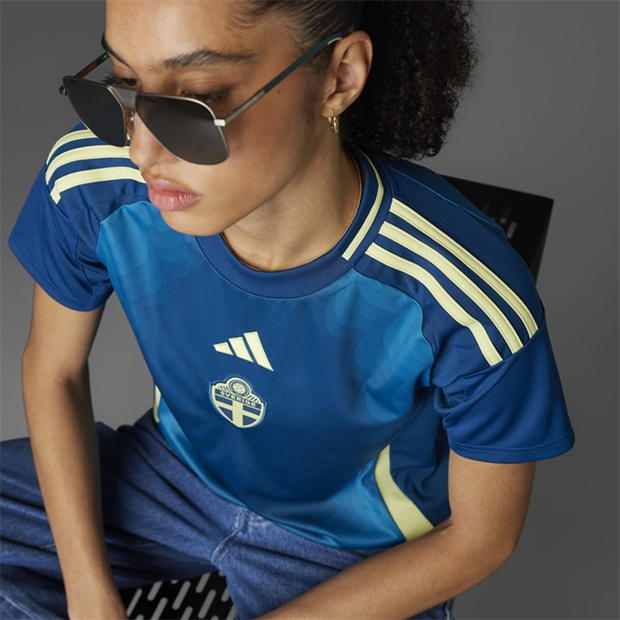 adidas Sweden Away Football Shirt Womens