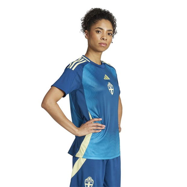 adidas Sweden Away Football Shirt Womens