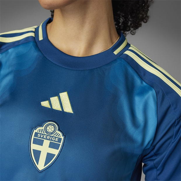 adidas Sweden Away Football Shirt Womens