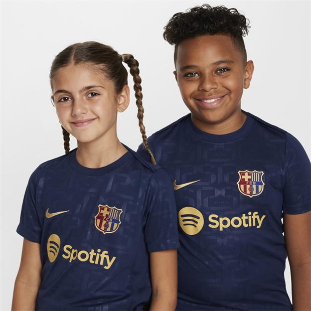 Nike Barcelona Academy Pro Home Pre Match Shirt 2024 2025 Juniors