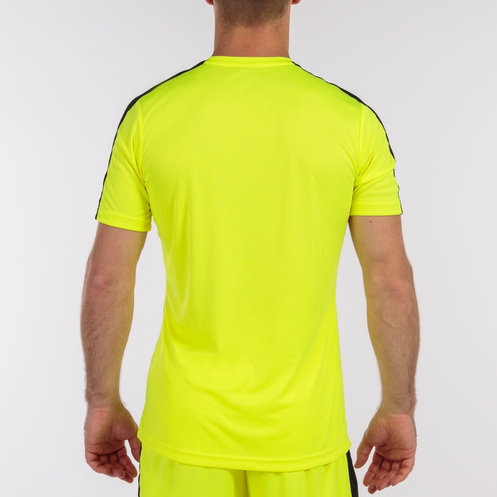 Academy T-shirt Fluor Yellow-black S/s