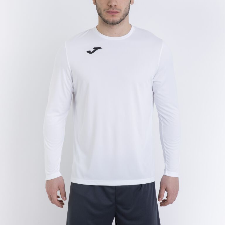 T-shirt Combi White L/s