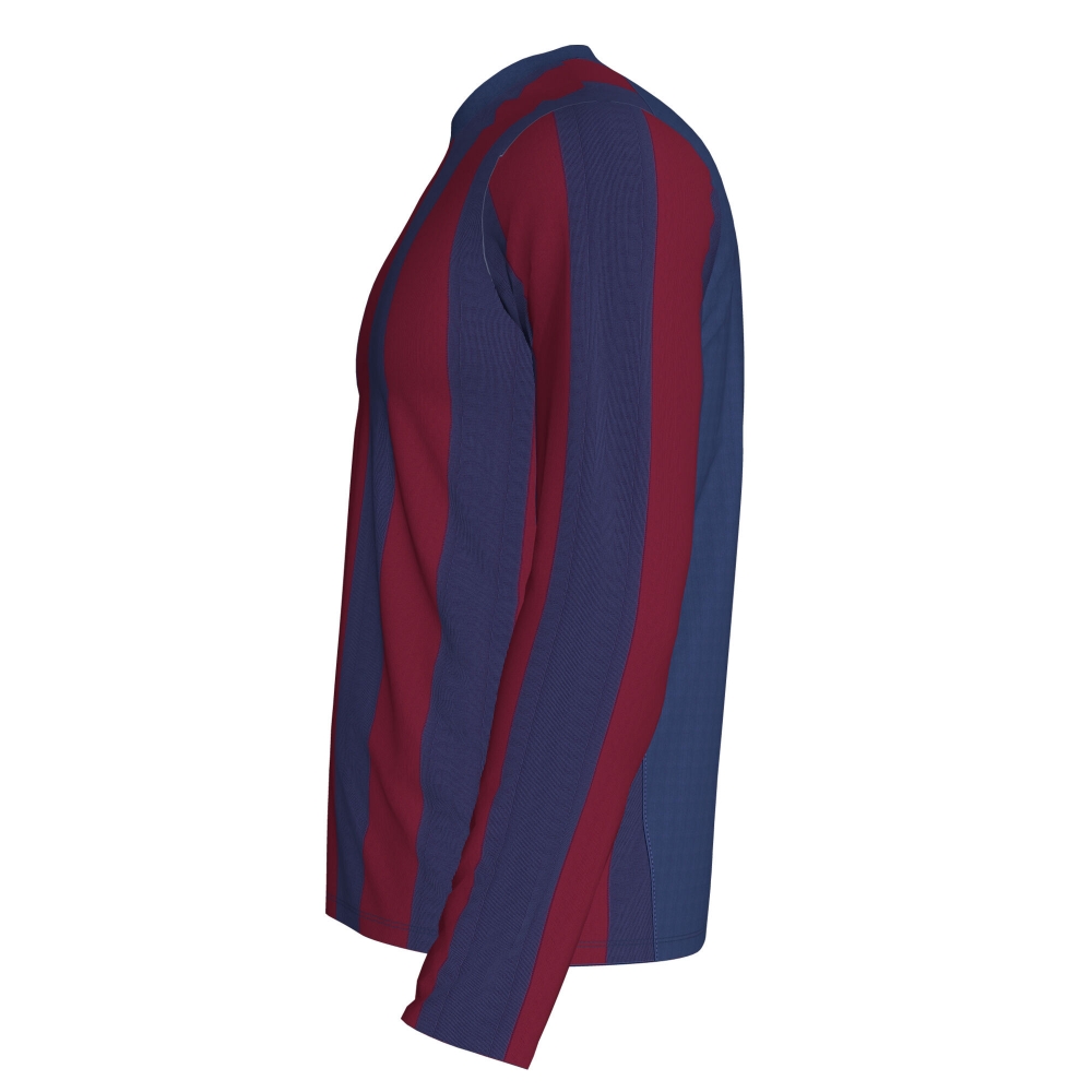 Inter T-shirt Blue-burgundy L/s