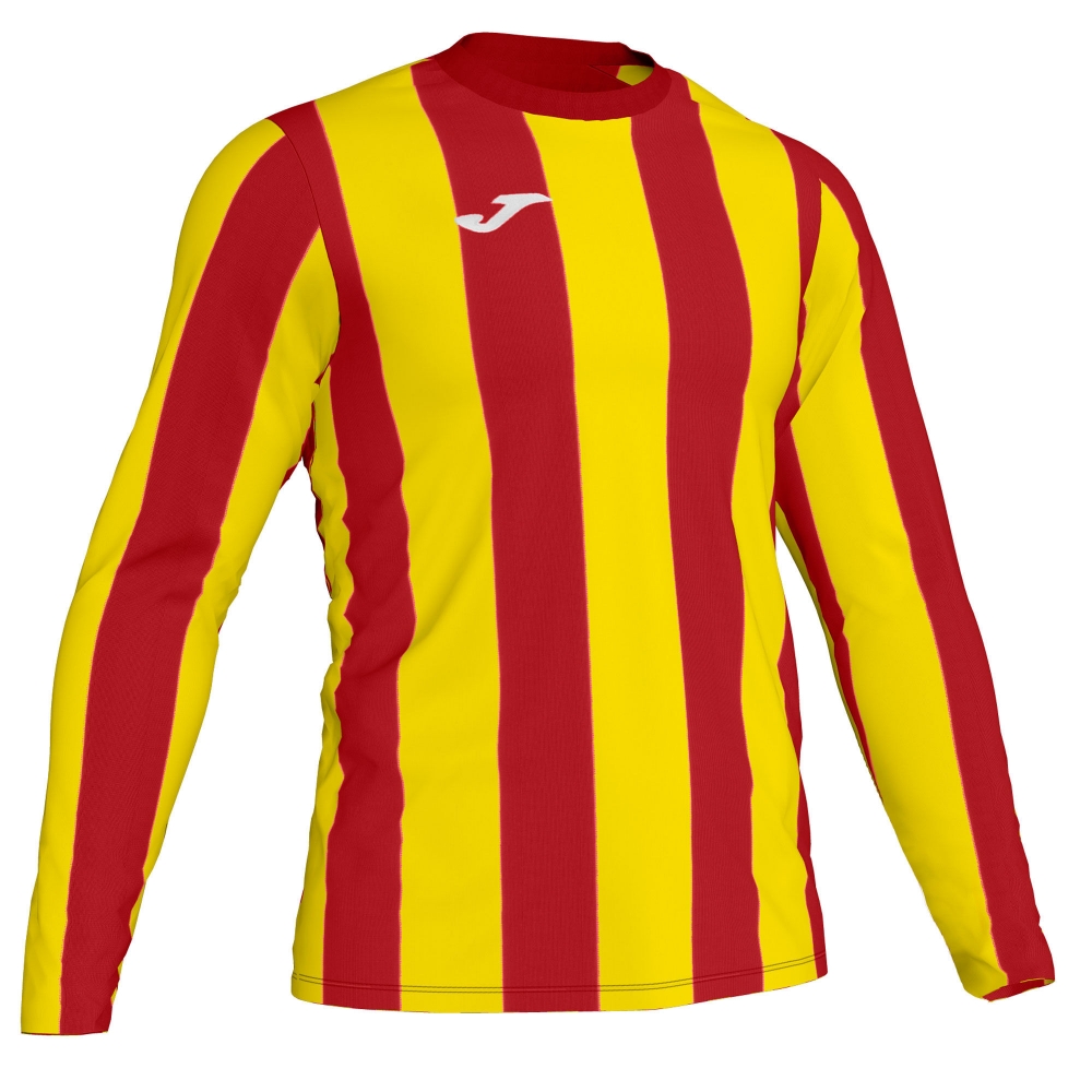 Inter T-shirt Red-yellow L/s