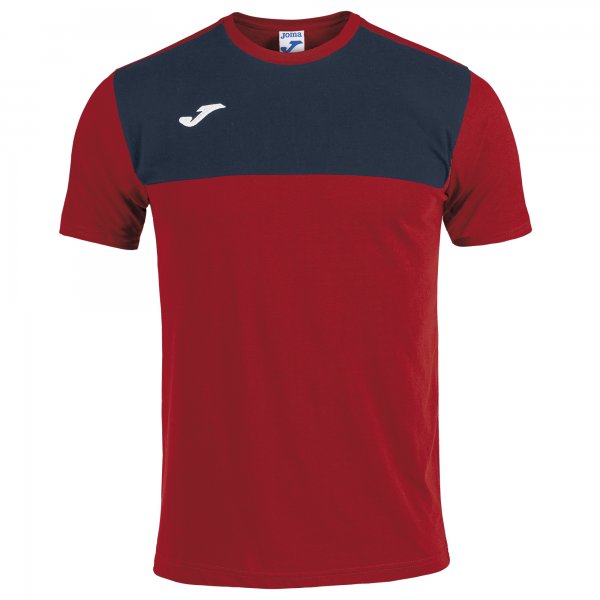 Winnter T-shirt Red-dark Navy S/s