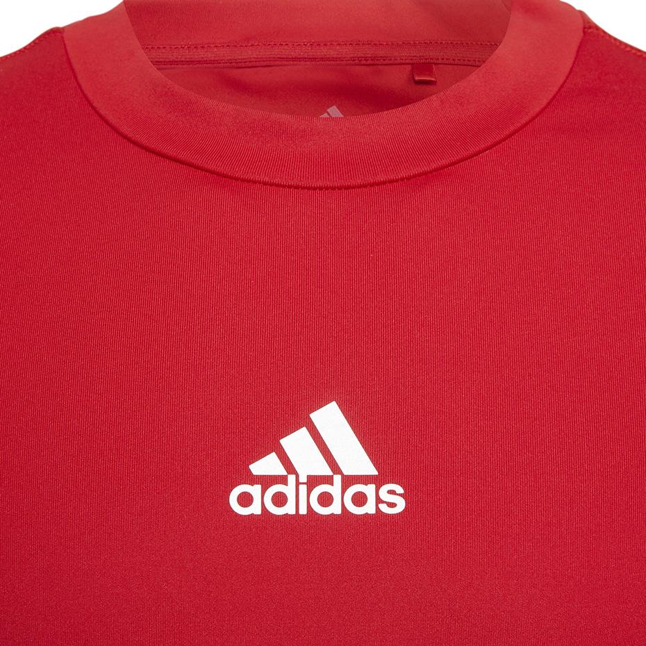 Children's adidas Youth Techfit Long Sleeve T-shirt red H23154