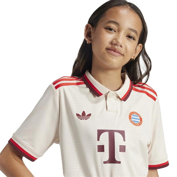 adidas Bayern Munich Third Shirt 2024 2025 Juniors