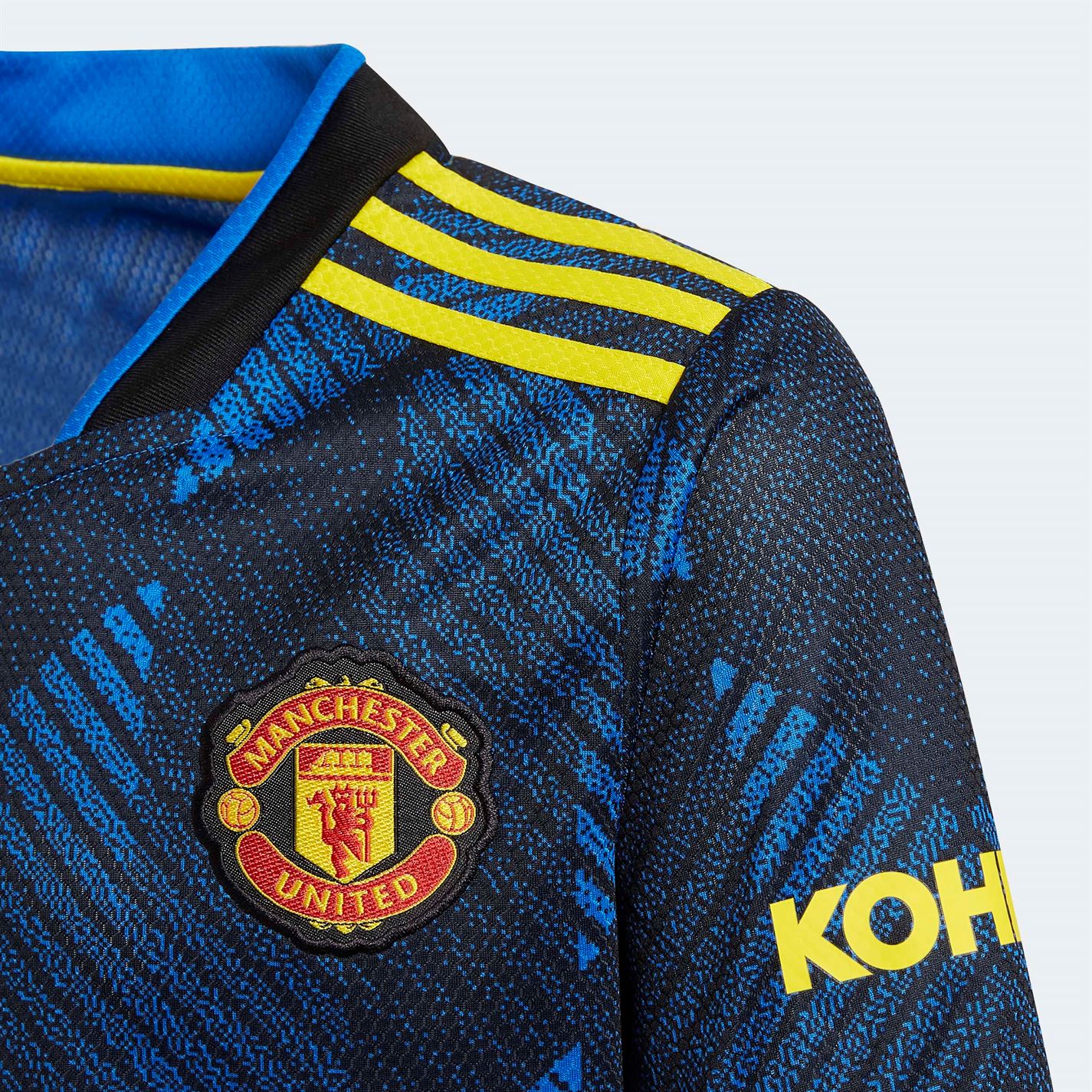 adidas Manchester United Third Shirt 2021 2022 Junior