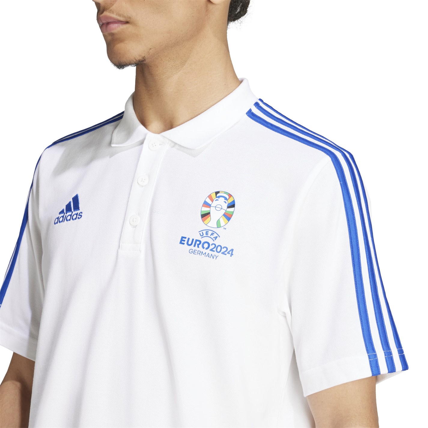 adidas UEFA EURO24tm Official Emblem Polo Shirt